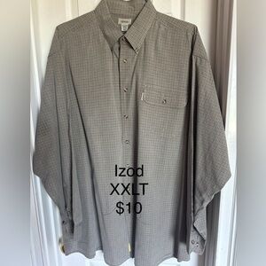 Izod LS Button Front Shirt